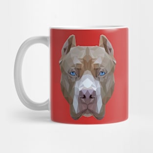 PitBull Low Poly Art Mug